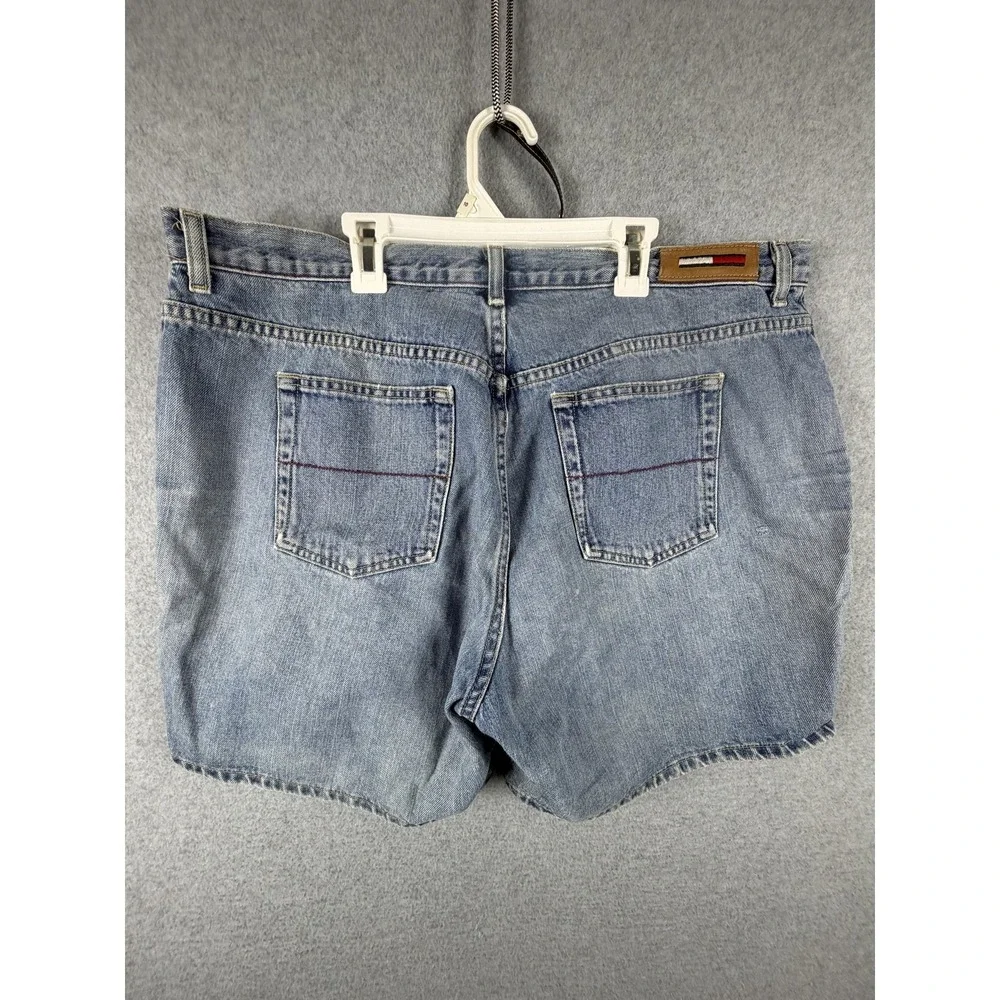 Vintage‎ Tommy Hilfiger Shorts Womens 16 Blue Denim Jean Boyfriend Casual 2000s
